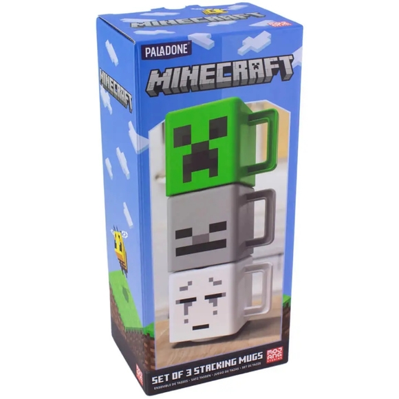 Paladone Other - Minecraft Set of 3 Stacking Mugs